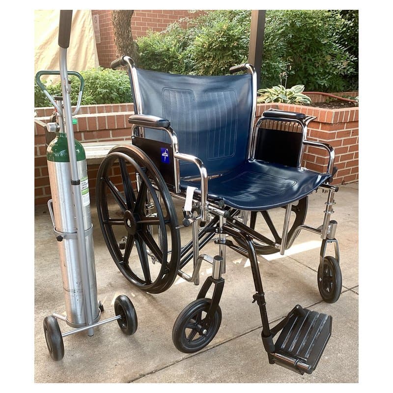 Folding Steel Wheelchair